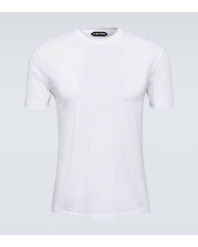 Tom Ford Cotton Jersey T-shirt - White