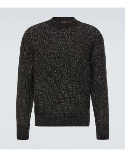 Loro Piana Cotton-blend Sweater - Black
