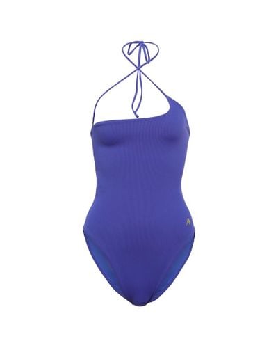 The Attico Strappy Swimsuit - Blue