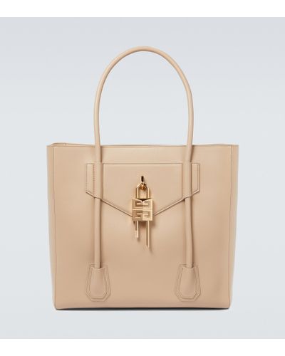 Givenchy Antigona Soft Leather Tote Bag - Natural