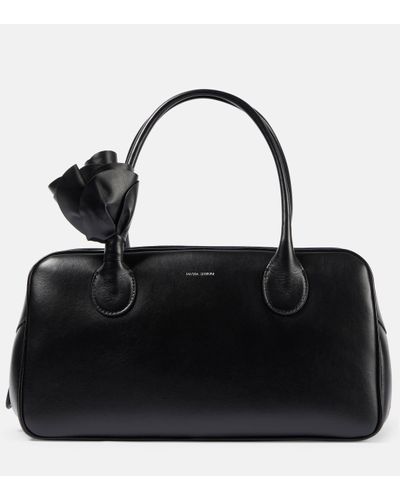 Magda Butrym Brigitte Small Leather Tote Bag - Black