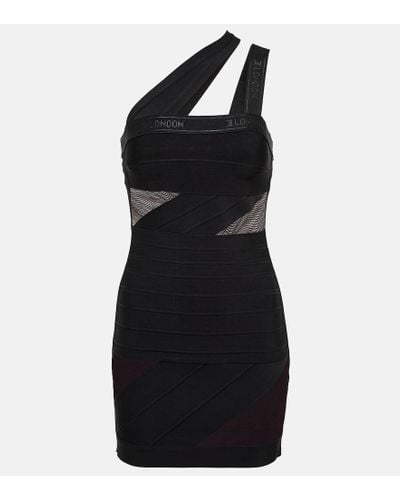 David Koma One-shoulder Minidress - Black