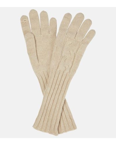 Loro Piana Handschuhe My Gloves To Touch aus Kaschmir - Natur