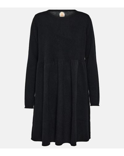 Jardin Des Orangers Wool And Cashmere Minidress - Black