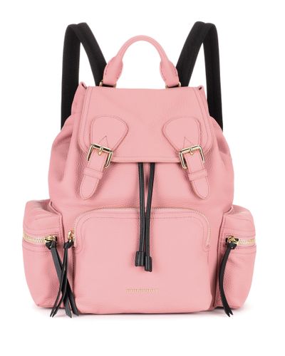 Burberry The Large Leather Backpack - Pink