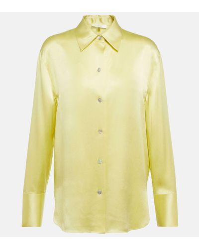 Vince Silk Shirt - Yellow