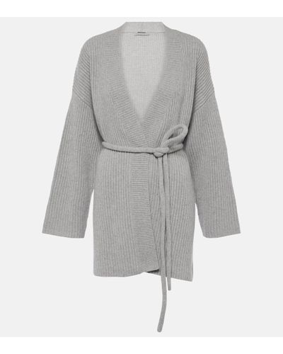 JOSEPH Cardigan cache-cour en cachemire - Gris