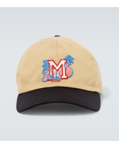 Marni Logo Cotton Baseball Cap - Natural