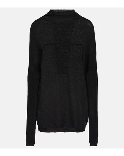 Rick Owens Pullover Crater aus Wolle - Schwarz