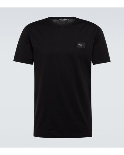 Dolce & Gabbana T-shirt noir Plaque