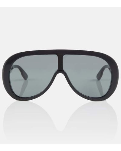 Gucci Oversized Mask Sunglasses - Gray