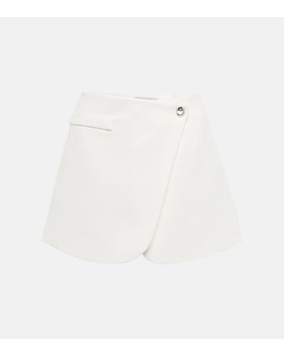 Coperni Mini-jupe portefeuille - Blanc