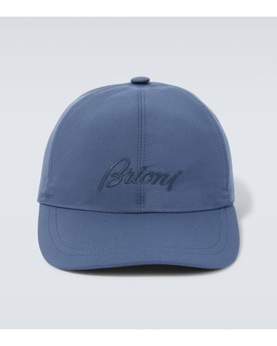 Brioni Embroidered Baseball Cap - Blue