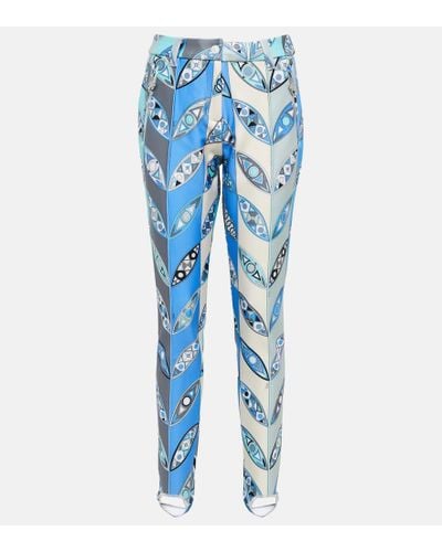 Emilio Pucci X Fusalp pantalones de esqui - Azul