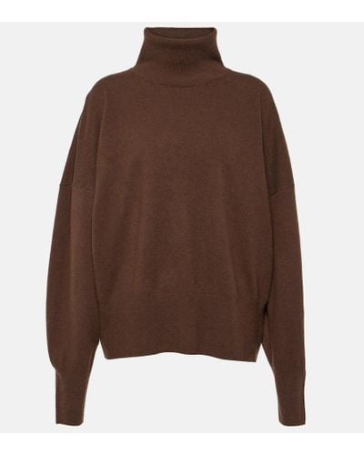 Totême Cashmere Turtleneck Sweater - Brown
