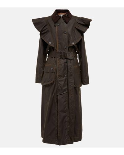 Chloé X Barbour – Trench-coat Dani en coton - Noir