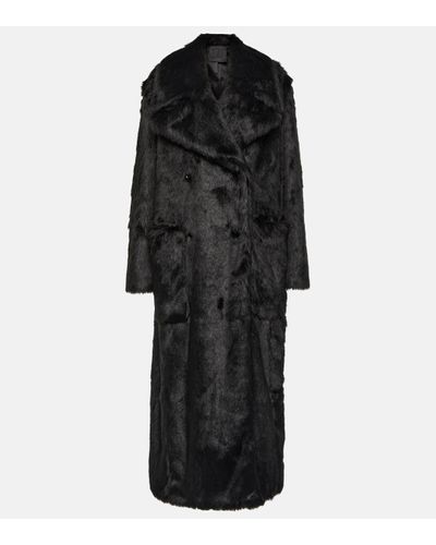 Givenchy Faux Fur Coat - Black
