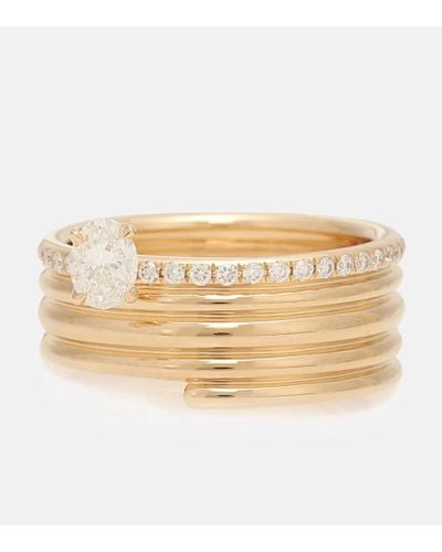 Repossi Ring Blast aus 18kt Rosegold mit Diamanten - Natur