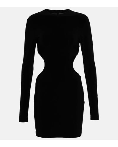 Norma Kamali Cutout Minidress - Black