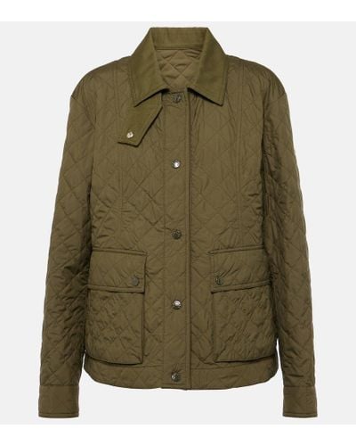 Moncler Galene Quilted Down Jacket - Green