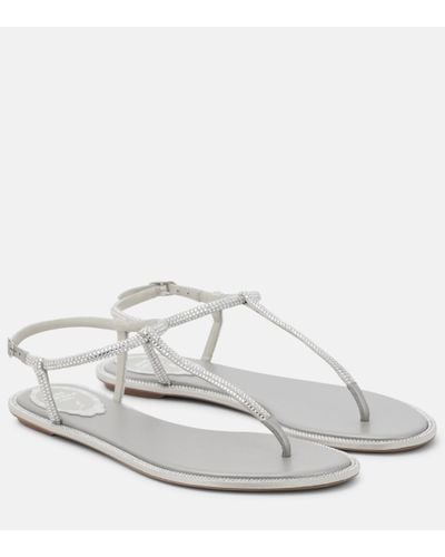 Rene Caovilla Amalia Embellished Thong Sandals - Multicolour