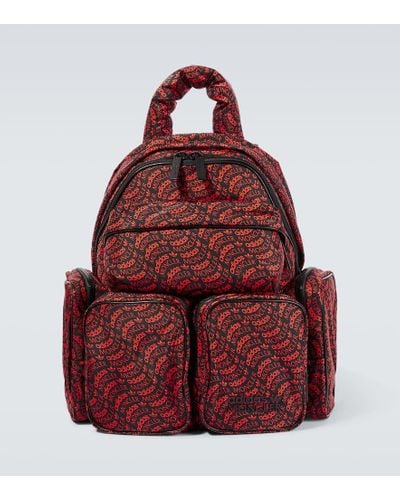 Moncler Genius X Adidas Printed Backpack - Red