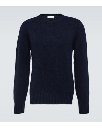 Sunspel Pullover aus Kaschmir - Blau