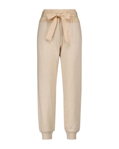 Ulla Johnson Haven Knitted Cotton Sweatpants - Natural