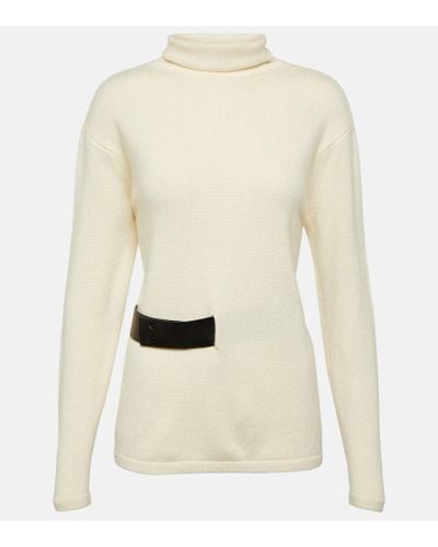 Tom Ford Cashmere Turtleneck Sweater - Natural