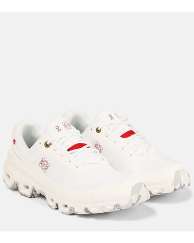Loewe Cloudventure Running Shoe In Nylon - White