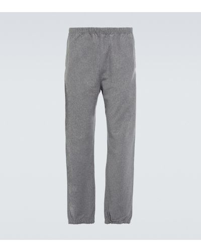 AURALEE Super Milled Sweatpants - Gray