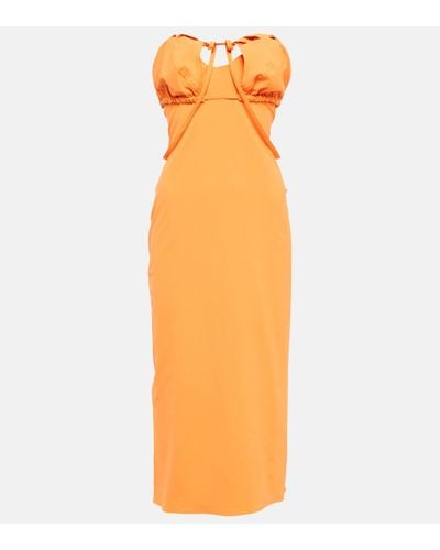 Jacquemus Robe Bikini en coton melange - Orange
