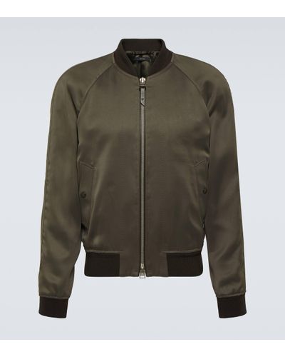 Tom Ford Zip-up Bomber Jacket - Green