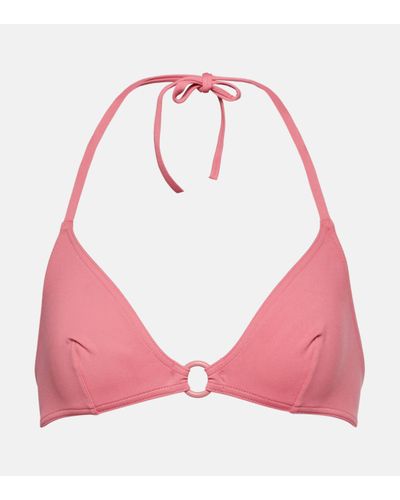 Eres Elena Halterneck Bikini Top - Pink