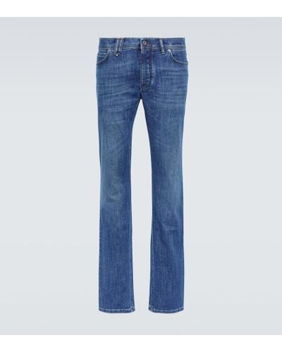 Brioni Jeans slim Meribel - Azul
