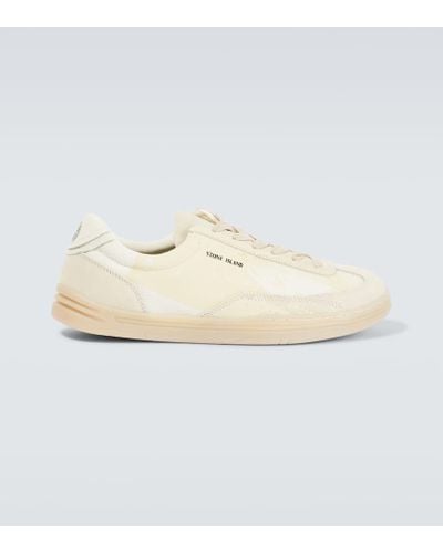 Stone Island Rock Suede Sneakers - White