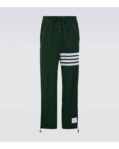 Thom Browne Pantalones deportivos tecnicos - Verde