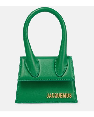 Jacquemus Le Chiquito Leather Tote Bag - Green