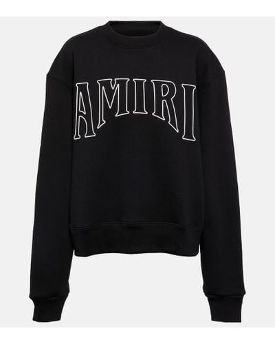 Amiri Sweatshirt aus Baumwoll-Jersey - Schwarz