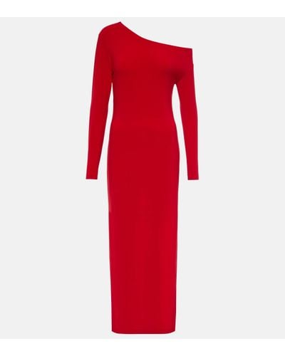 Norma Kamali One-shoulder Maxi Dress - Red