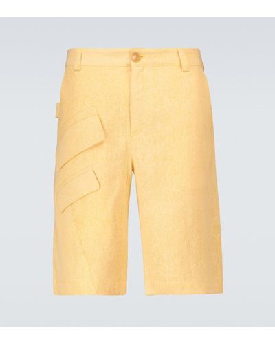 Jacquemus Le Short Colza Bermuda Shorts - Yellow
