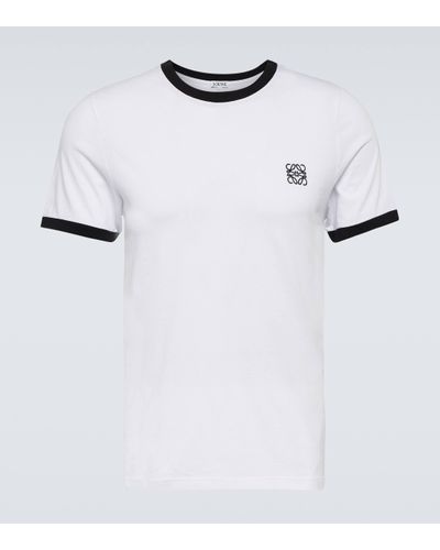 Loewe T-shirt Anagram en coton - Blanc