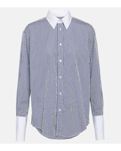 Polo Ralph Lauren Camicia in cotone a righe - Blu