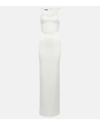 Alex Perry Clove Bustier Gown - White