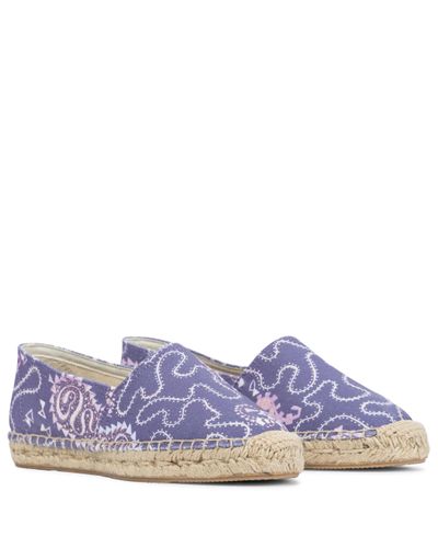 Isabel Marant Espadrilles Canae aus Canvas - Lila