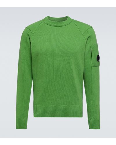 C.P. Company Pullover aus einem Wollgemisch - Grün