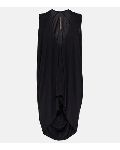 Rick Owens Top Lilies de jersey drapeado - Negro