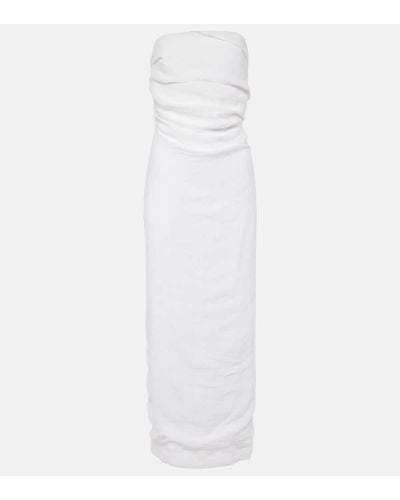 TOVE Bridal Sabella Linen Maxi Dress - White