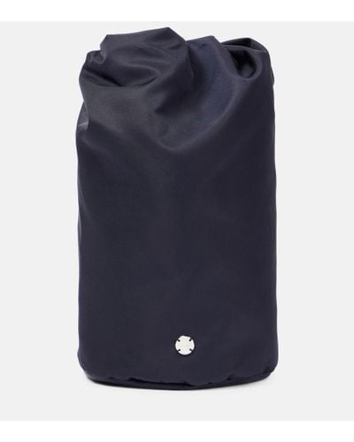 The Row Bucket-Bag Sporty Small mit Leder - Blau