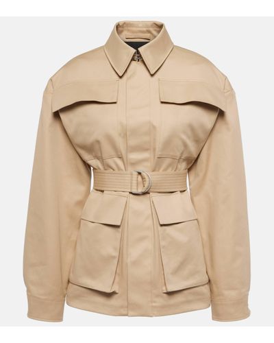 Wardrobe NYC Cotton Drill Jacket - Natural